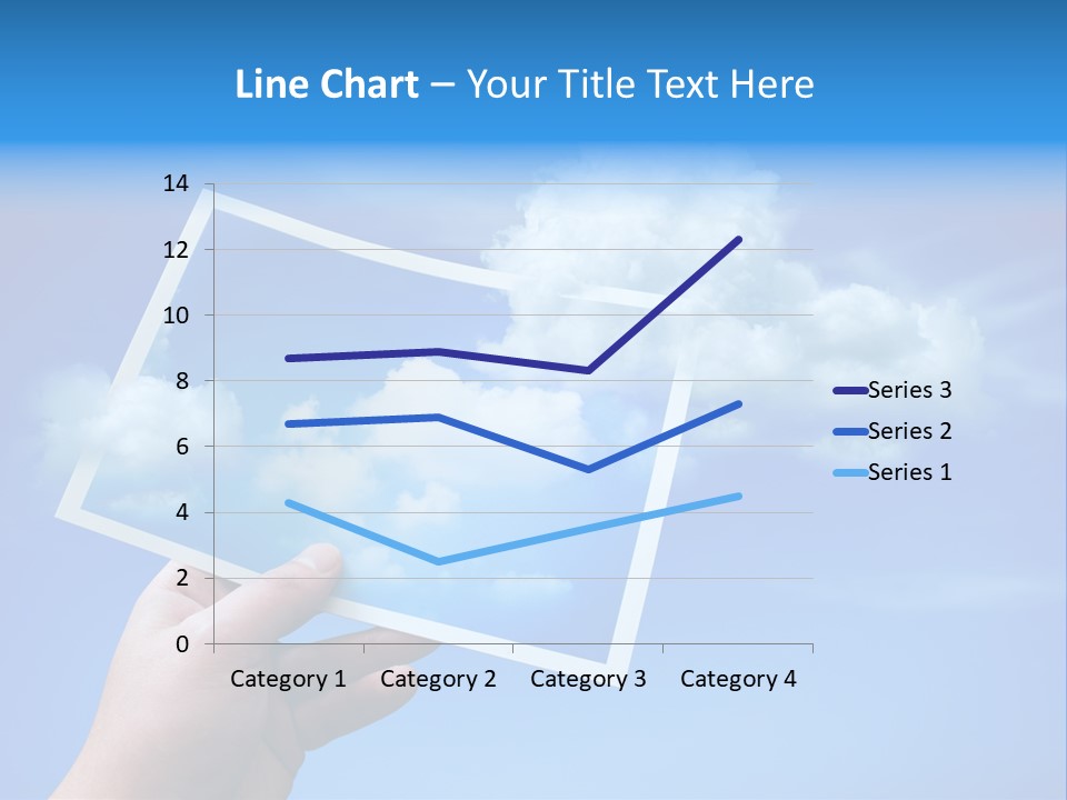 Holding Picture Fresh PowerPoint Template
