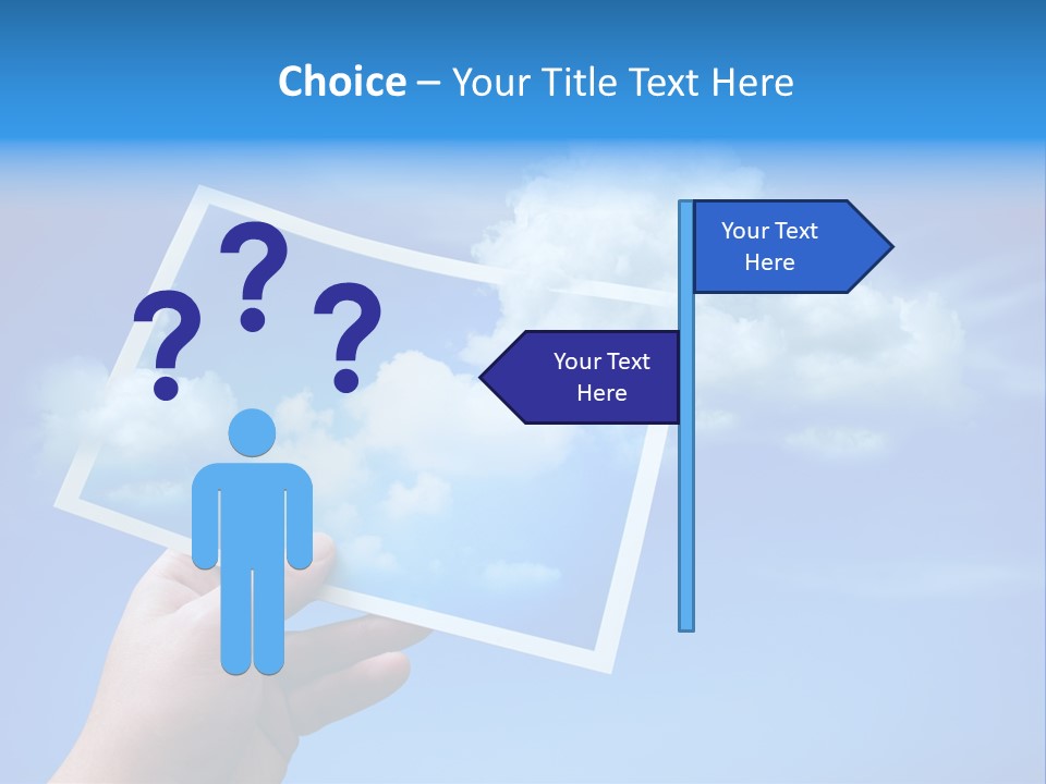 Holding Picture Fresh PowerPoint Template