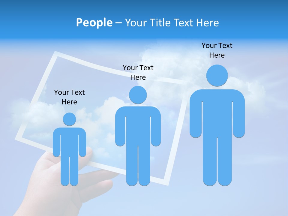 Holding Picture Fresh PowerPoint Template