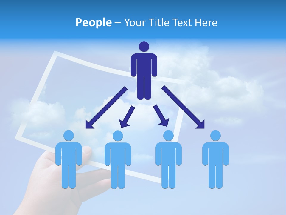 Holding Picture Fresh PowerPoint Template