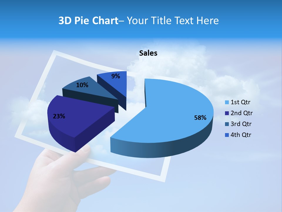 Holding Picture Fresh PowerPoint Template