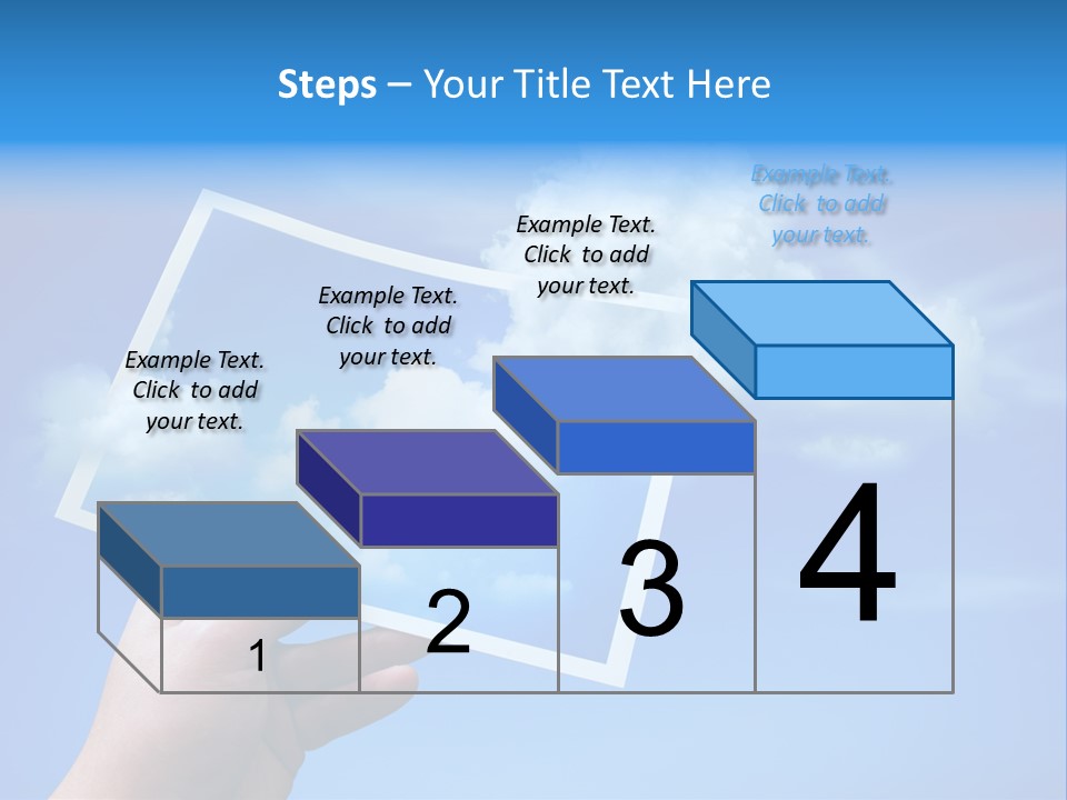 Holding Picture Fresh PowerPoint Template