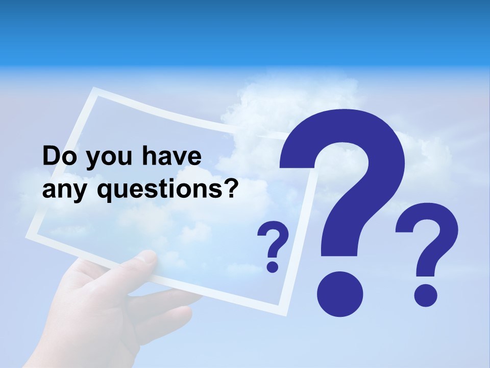 Holding Picture Fresh PowerPoint Template