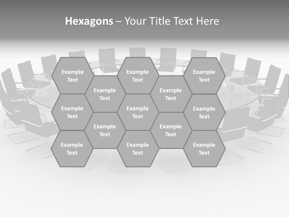 Large White Executive PowerPoint Template