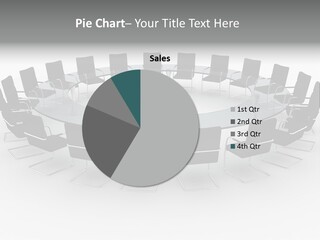 Large White Executive PowerPoint Template