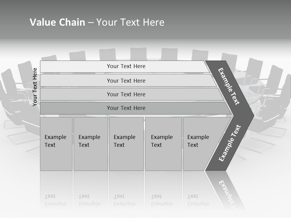 Large White Executive PowerPoint Template