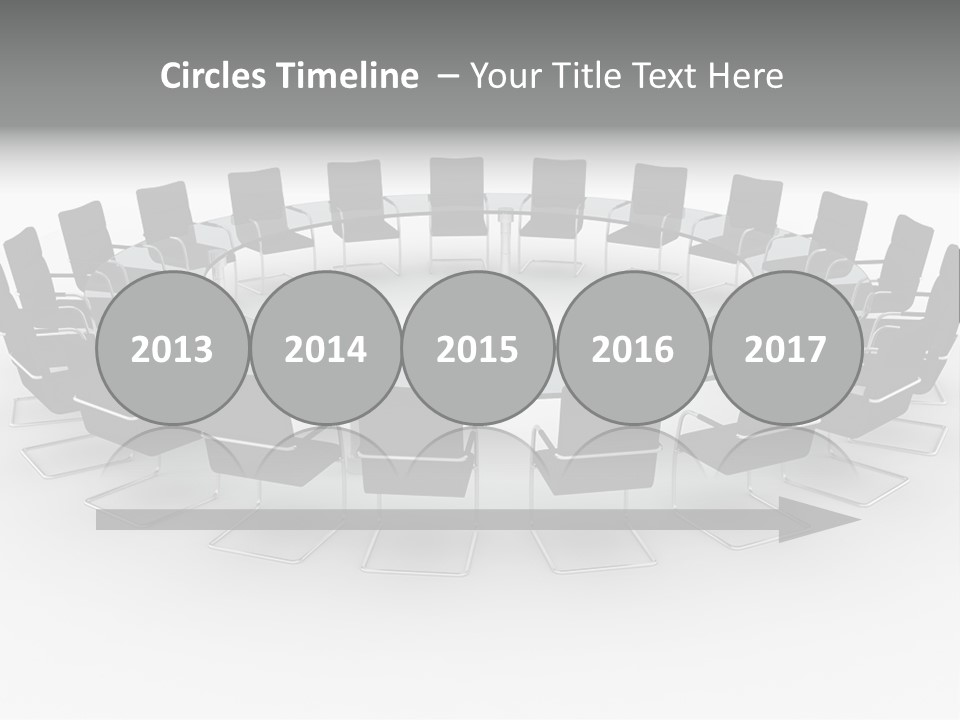 Large White Executive PowerPoint Template