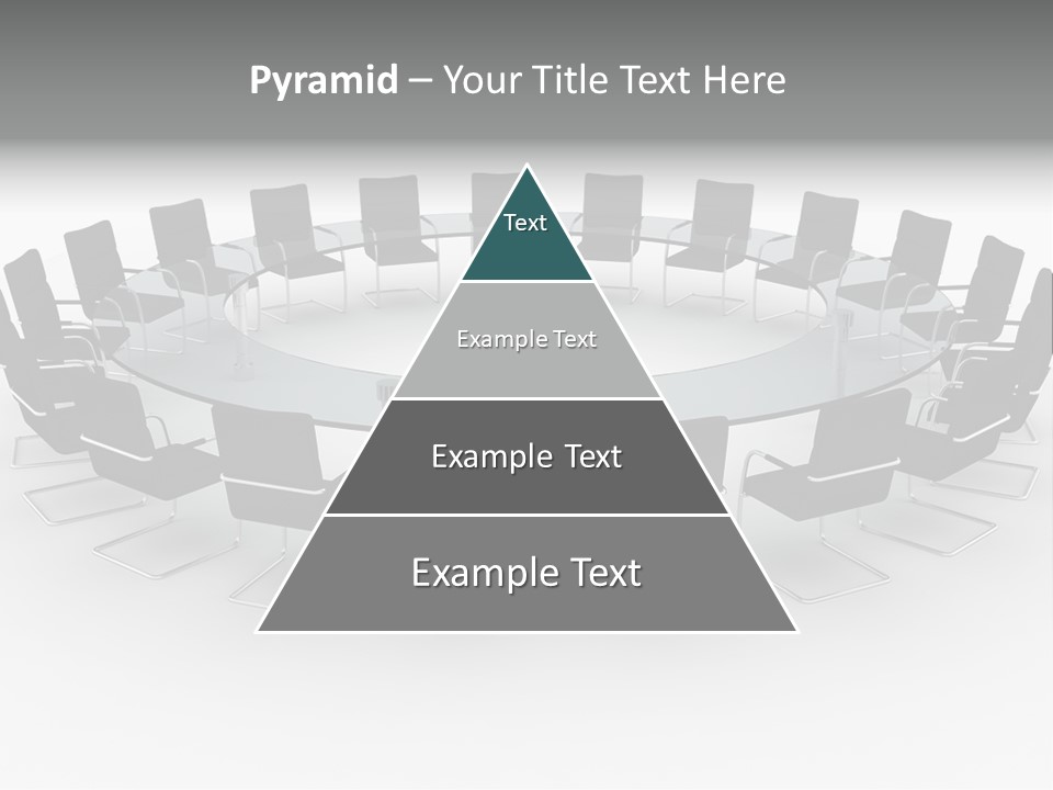 Large White Executive PowerPoint Template