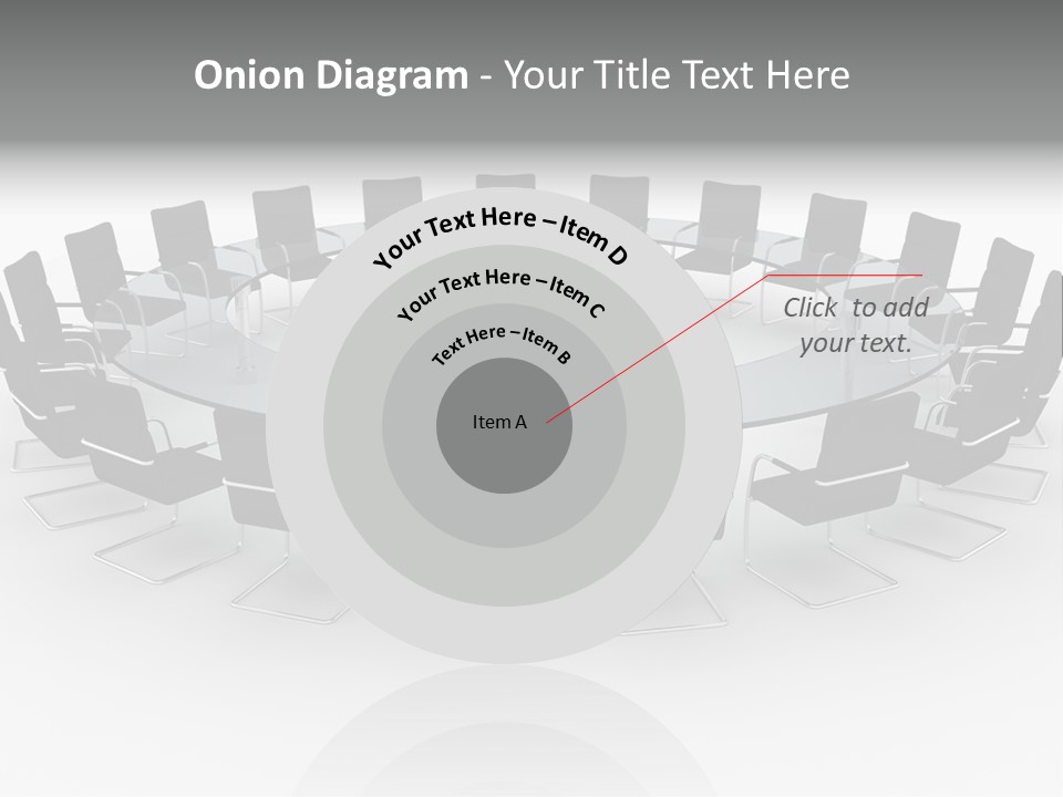 Large White Executive PowerPoint Template