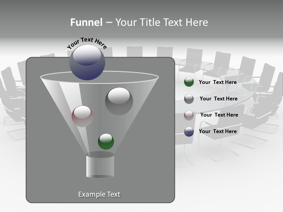 Large White Executive PowerPoint Template