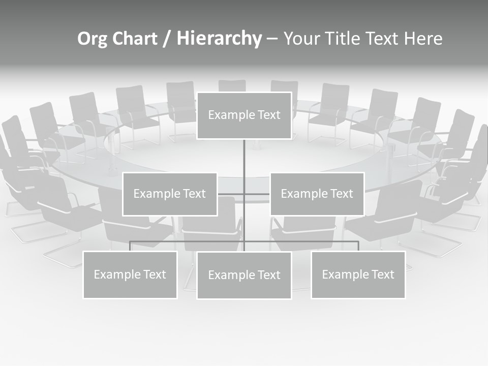 Large White Executive PowerPoint Template
