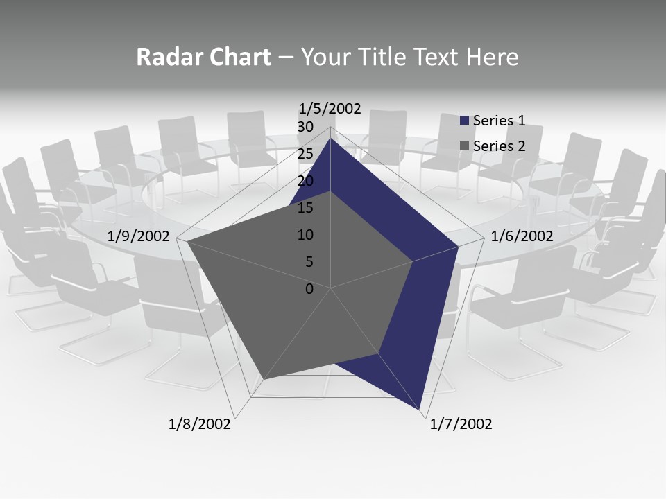 Large White Executive PowerPoint Template