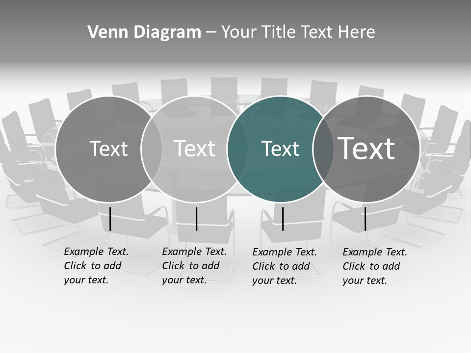 Large White Executive PowerPoint Template