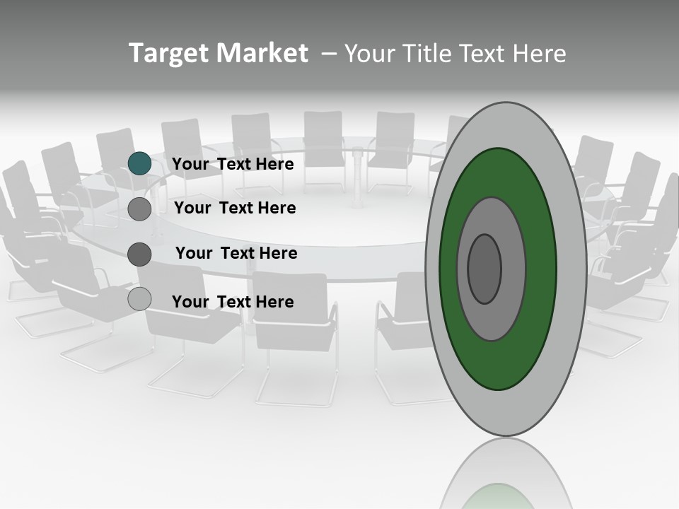 Large White Executive PowerPoint Template