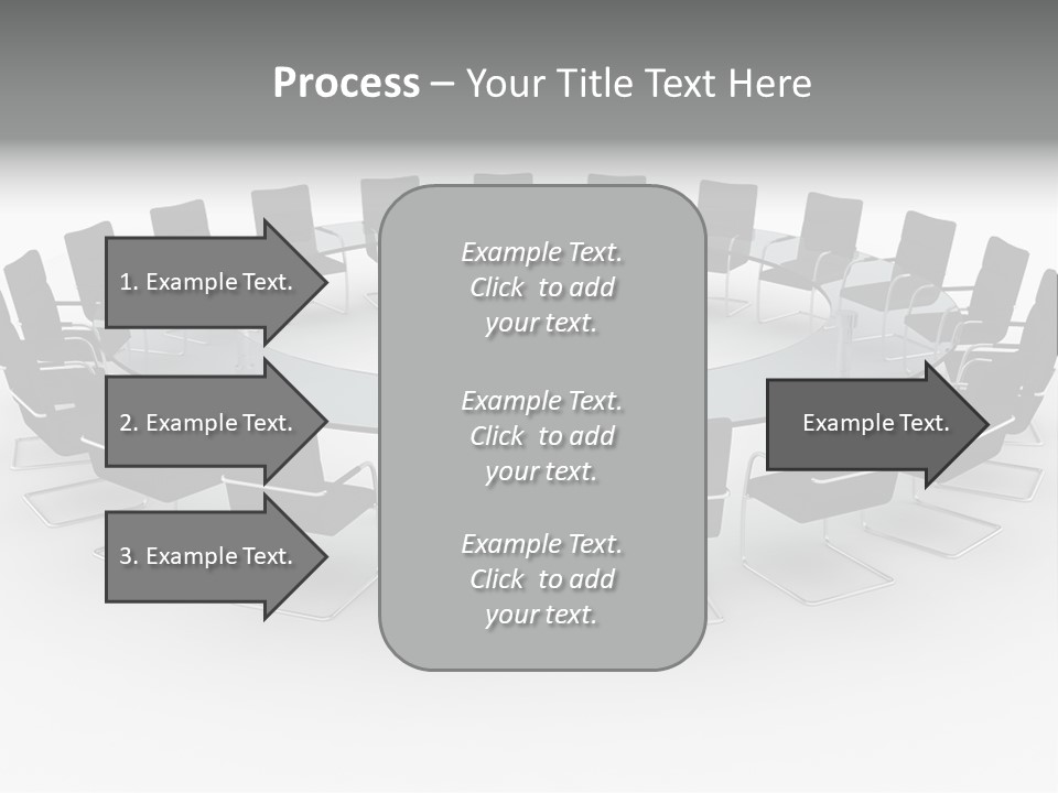 Large White Executive PowerPoint Template