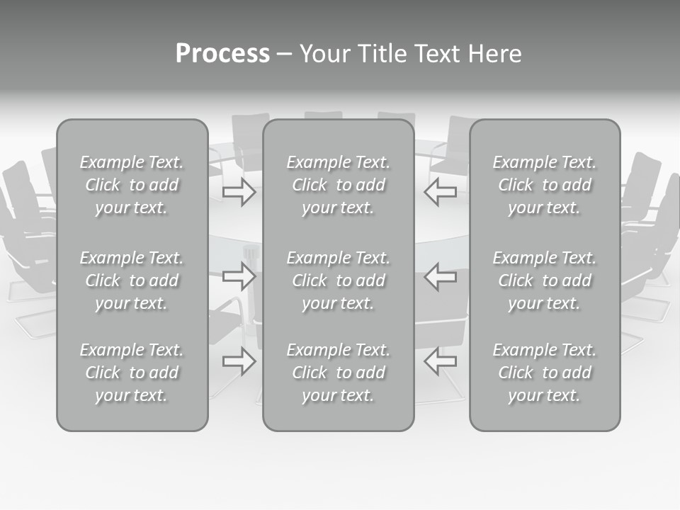 Large White Executive PowerPoint Template