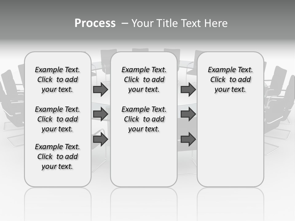 Large White Executive PowerPoint Template