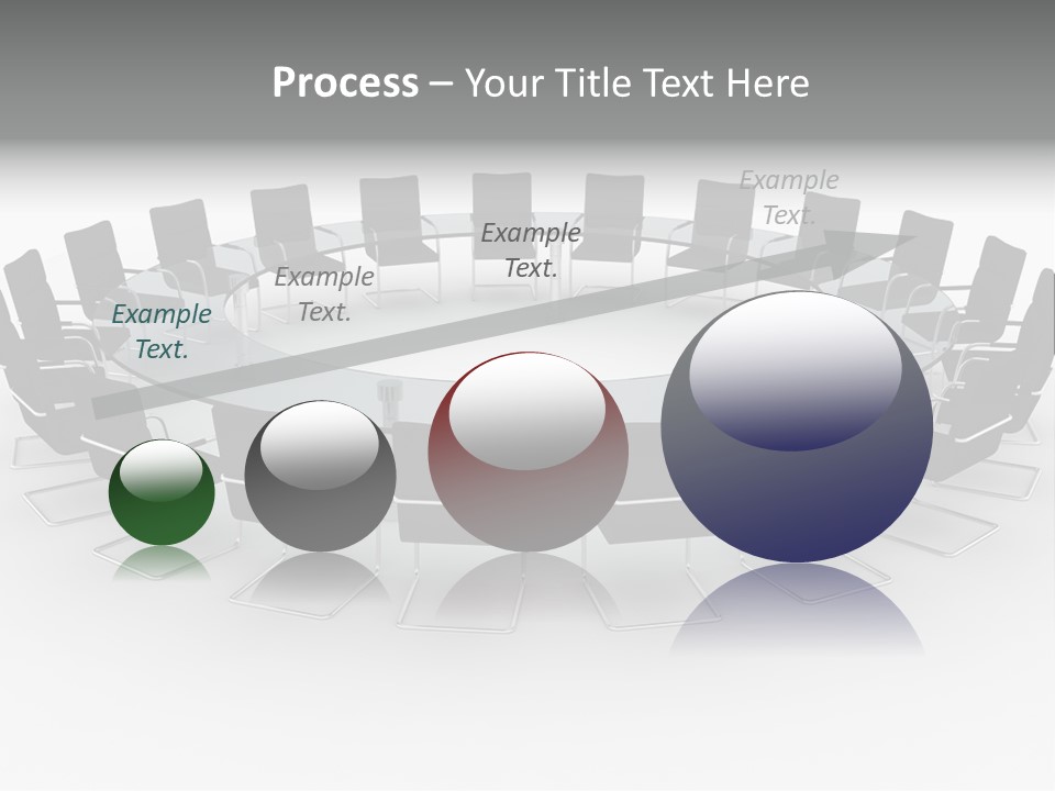 Large White Executive PowerPoint Template