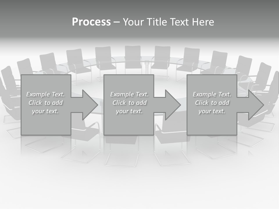 Large White Executive PowerPoint Template