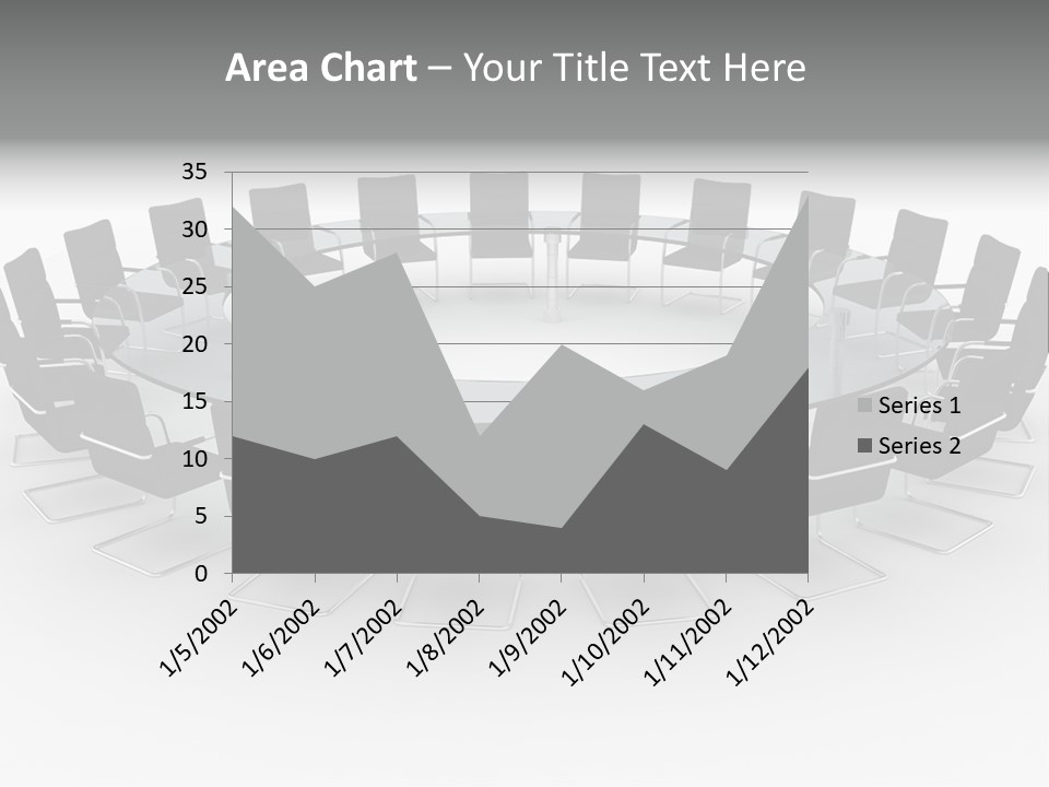 Large White Executive PowerPoint Template