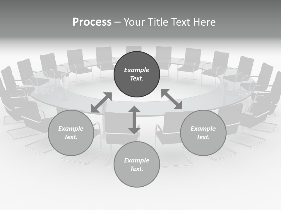 Large White Executive PowerPoint Template