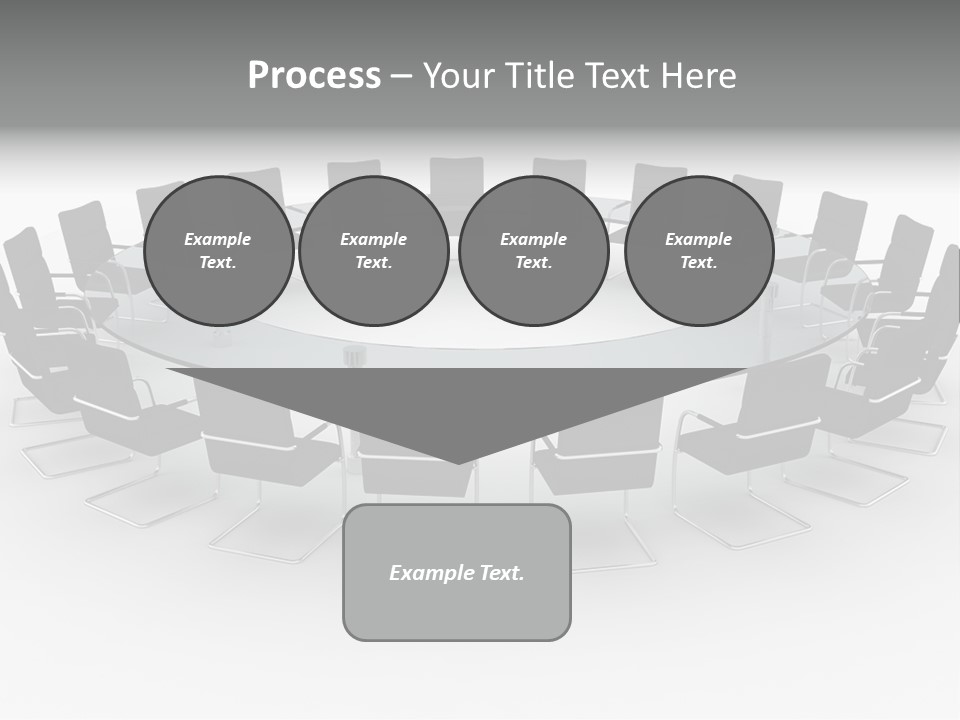 Large White Executive PowerPoint Template