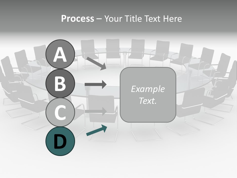Large White Executive PowerPoint Template