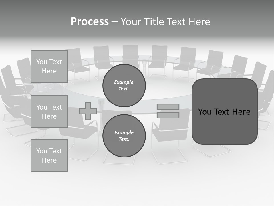 Large White Executive PowerPoint Template