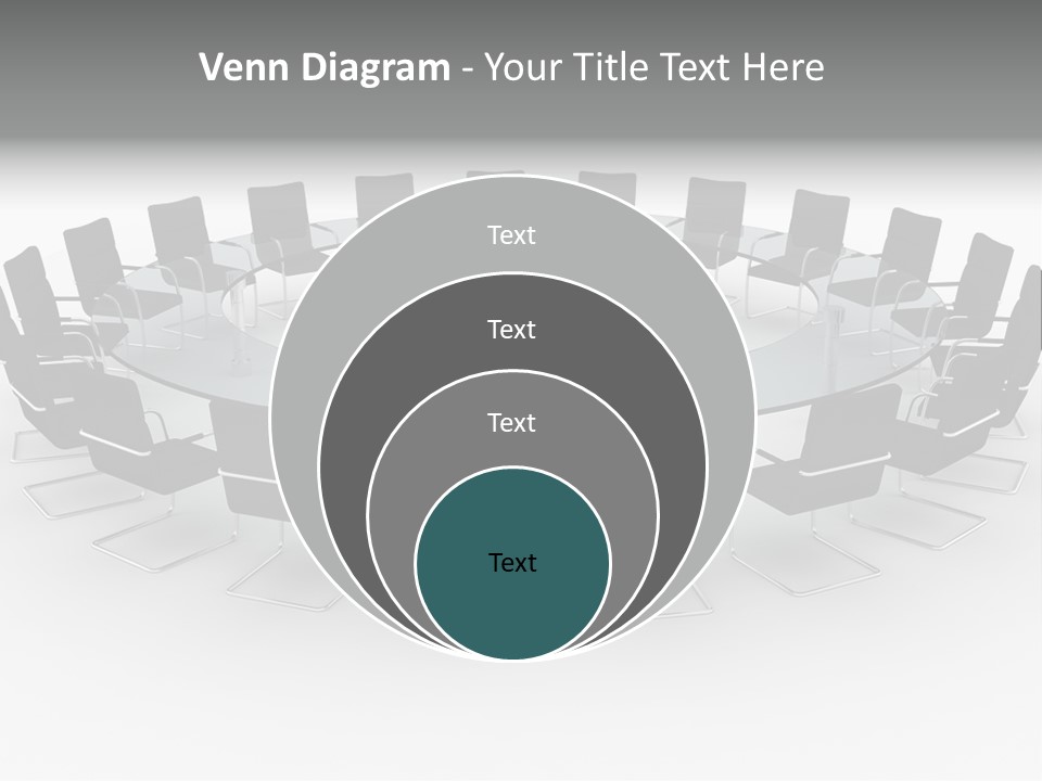 Large White Executive PowerPoint Template