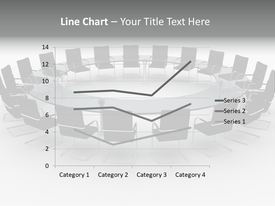 Large White Executive PowerPoint Template