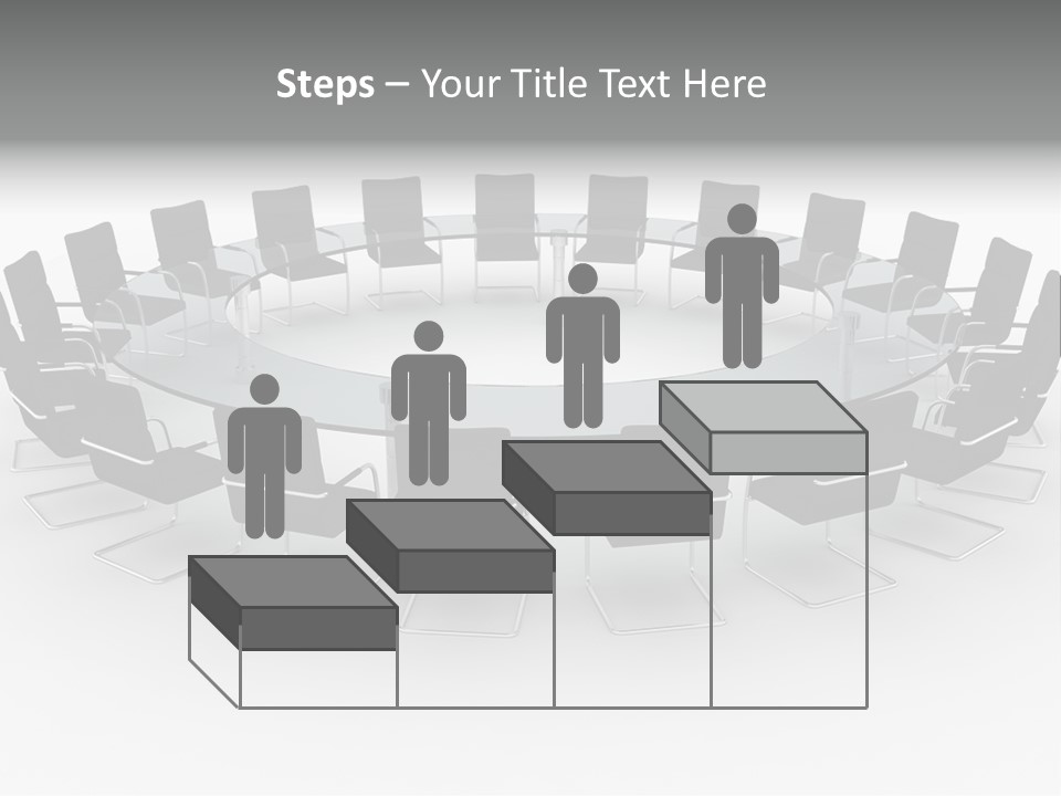 Large White Executive PowerPoint Template