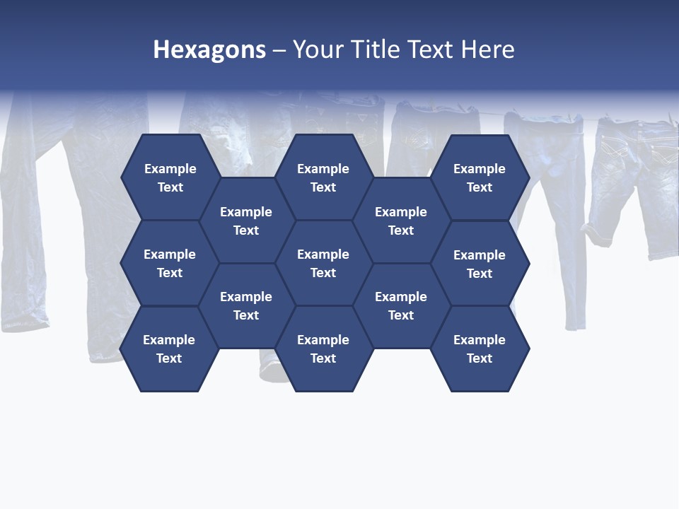 Hanging Jeansly Background PowerPoint Template