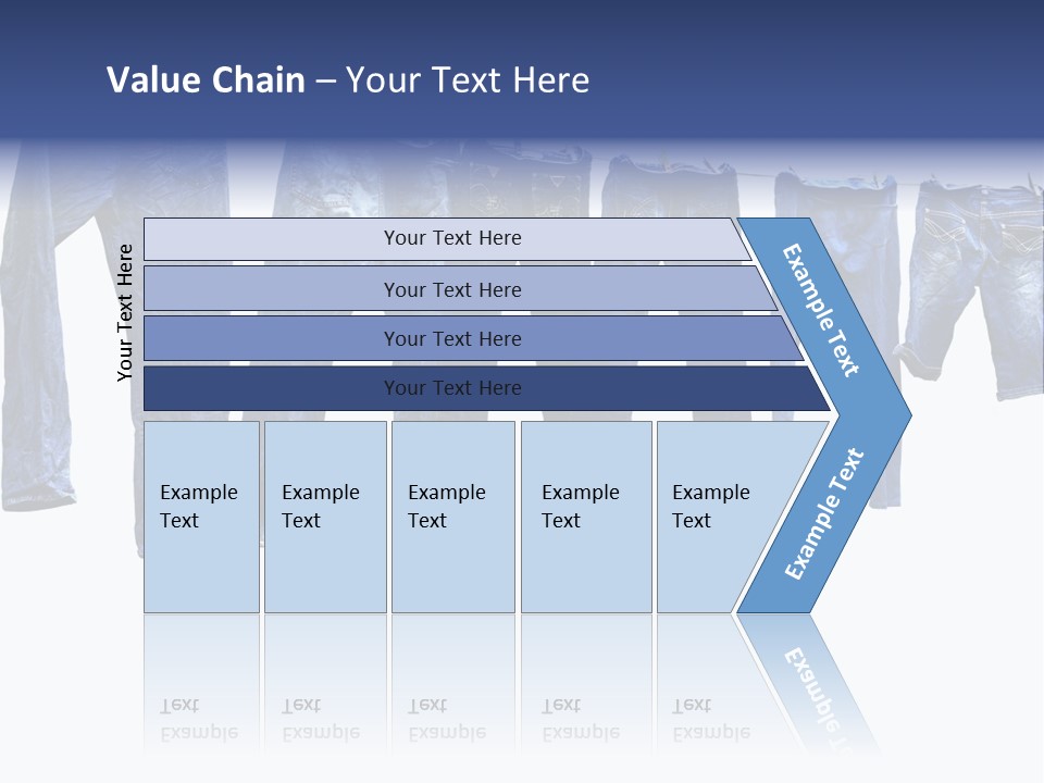 Hanging Jeansly Background PowerPoint Template