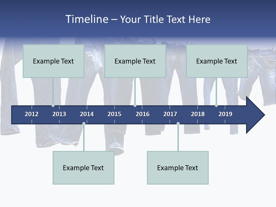 Hanging Jeansly Background PowerPoint Template