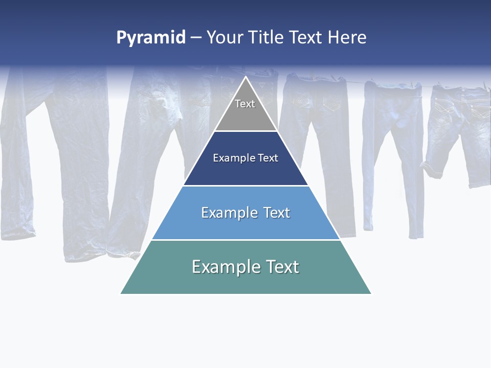 Hanging Jeansly Background PowerPoint Template