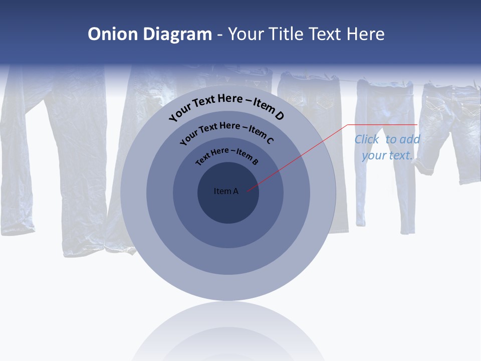 Hanging Jeansly Background PowerPoint Template