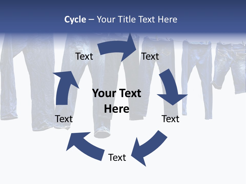 Hanging Jeansly Background PowerPoint Template