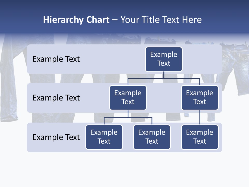 Hanging Jeansly Background PowerPoint Template
