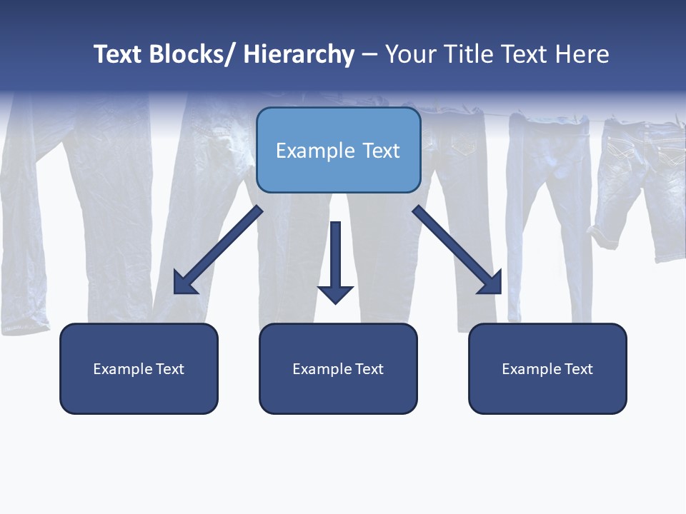 Hanging Jeansly Background PowerPoint Template