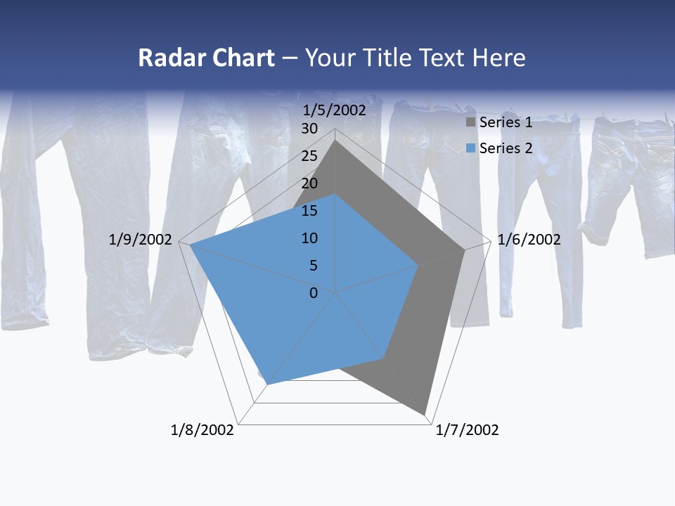 Hanging Jeansly Background PowerPoint Template