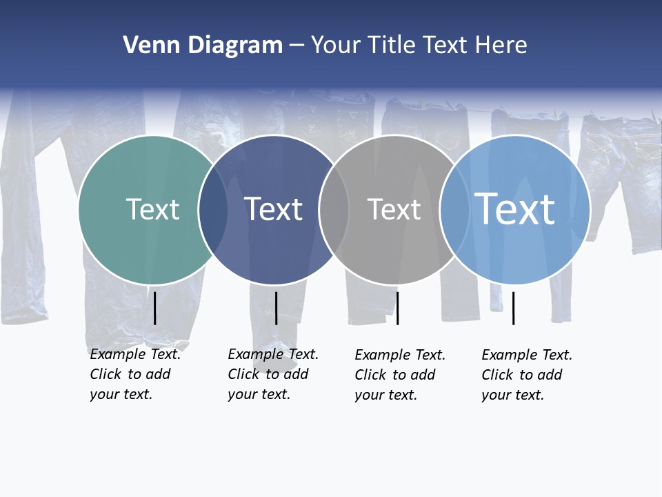 Hanging Jeansly Background PowerPoint Template