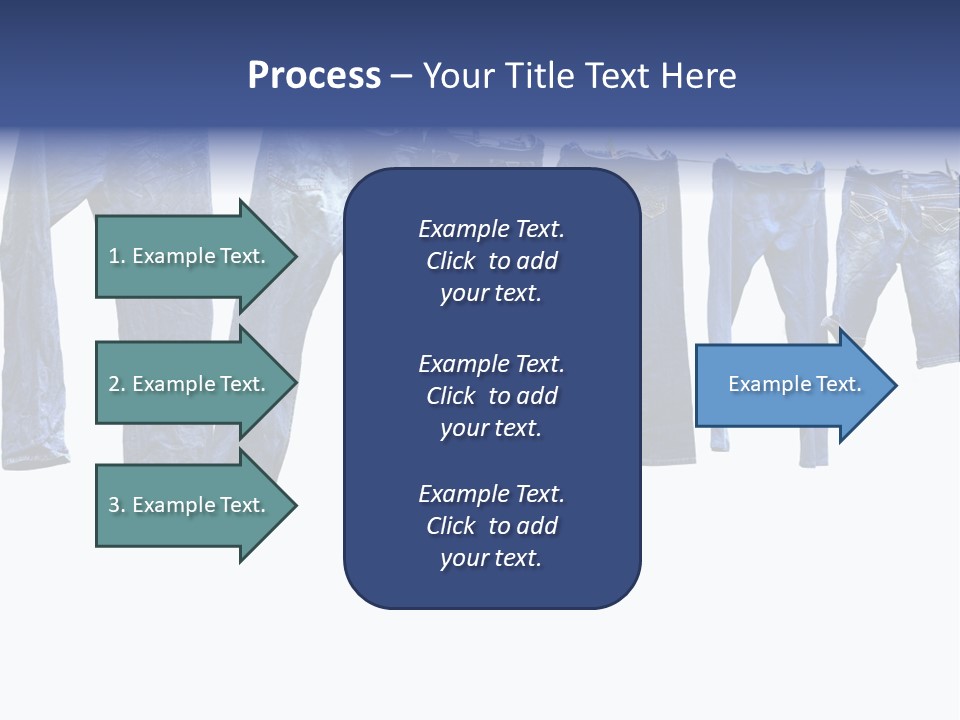 Hanging Jeansly Background PowerPoint Template