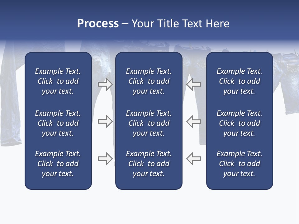 Hanging Jeansly Background PowerPoint Template