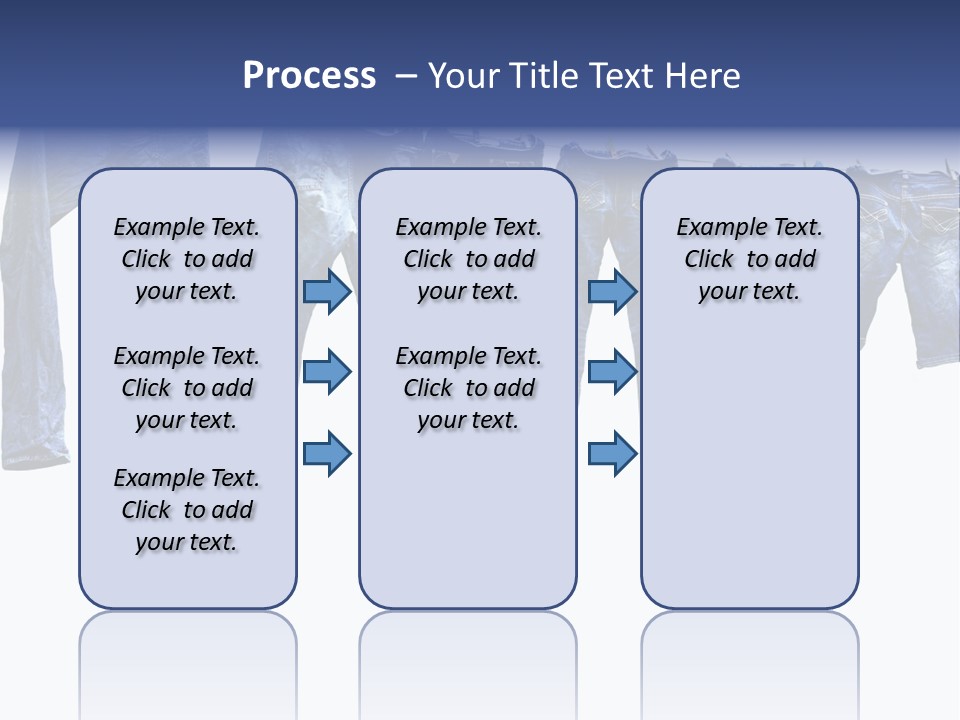 Hanging Jeansly Background PowerPoint Template