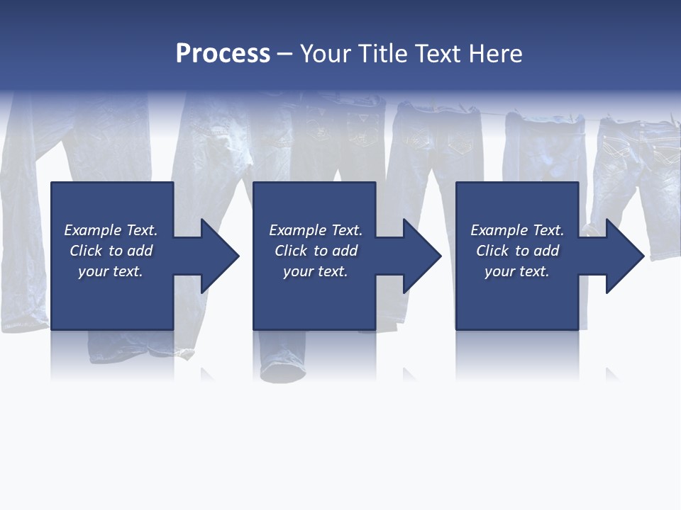 Hanging Jeansly Background PowerPoint Template
