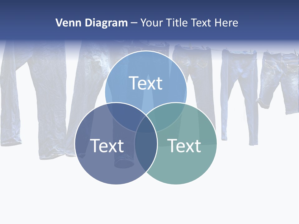 Hanging Jeansly Background PowerPoint Template