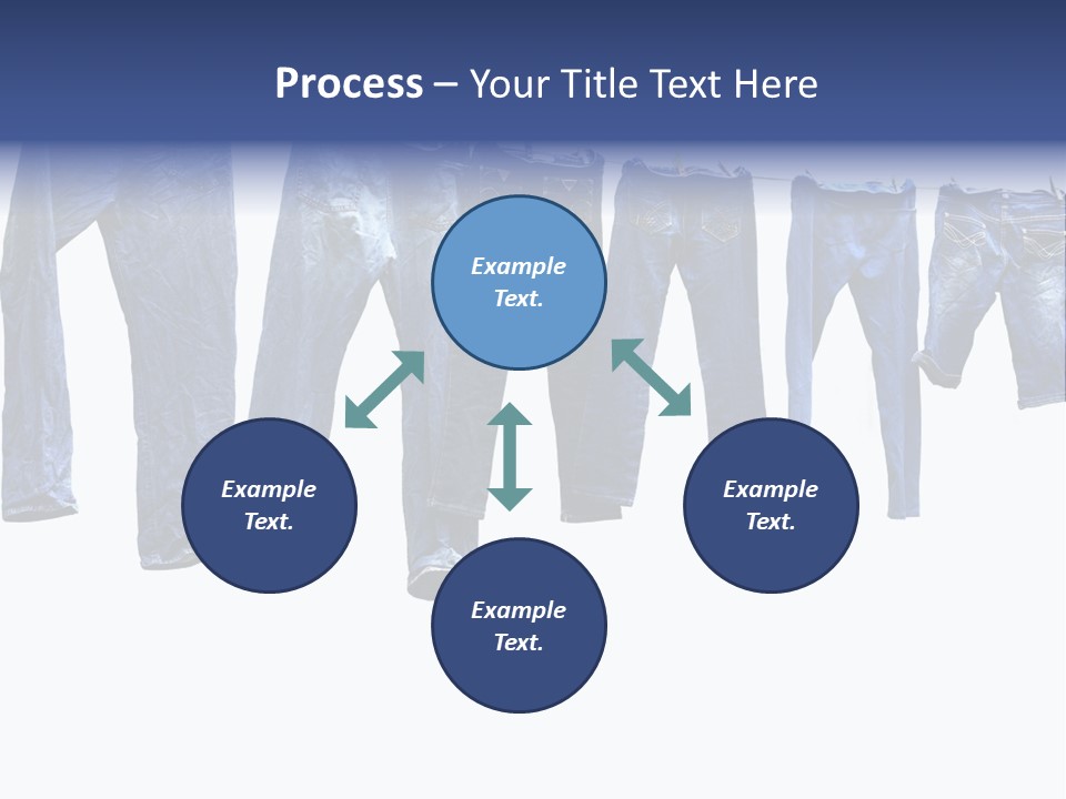 Hanging Jeansly Background PowerPoint Template