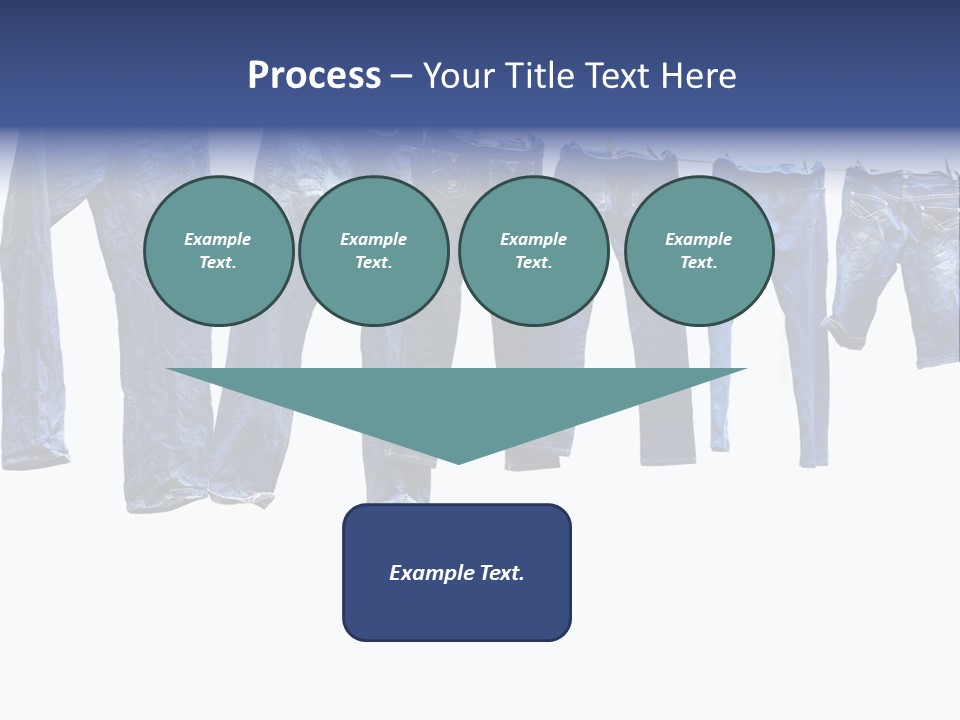 Hanging Jeansly Background PowerPoint Template