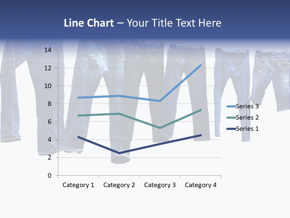 Hanging Jeansly Background PowerPoint Template