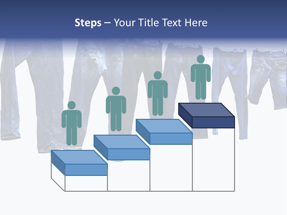 Hanging Jeansly Background PowerPoint Template